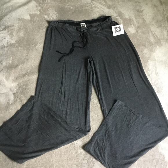 Anne Klein Other - Anne Klein Women's Pajama pull on Pants Gray Soft Rayon NWT Sz M
